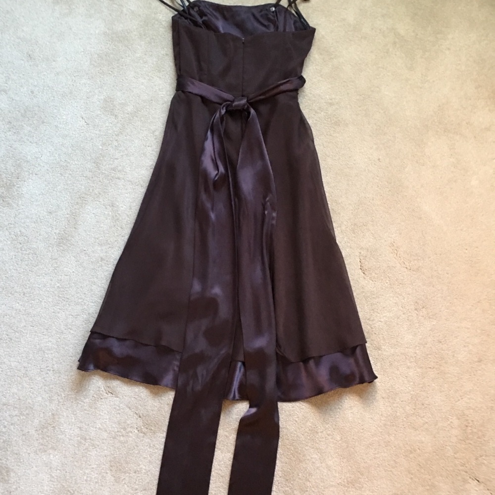 Women’s strap/strapless dress with satin sash